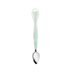 Thìa, Muỗng Nạo Nhỏ Hoa Quả Cho Bé Ăn Dặm - 1 Đầu Silicon Siêu Mềm, 1 Đầu Nạo Tích Hợp 2 Trong 1