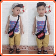 Áo Thun Ba Lỗ Cotton Xược Mỏng Mát Ngày Hè Cho Bé