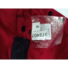 Váy Đỏ Chânm Bi Cho Bé Gái 15-18kg