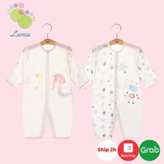 Body Dài Tay Xuất Nhật Mỏng Mát Cho Bé Nằm Điều Hòa Lamia - Bảng 2 - Size 59 - 90 𝟏𝟒𝐁𝐃𝐃