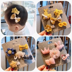 SET 5 KẸP TÓC BÉ GÁI ĐÁNG YÊU DỄ THƯƠNG PHONG CÁCH HÀN QUỐC