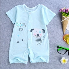 Body Đùi Cộc Tay Cúc Giữa Mùa Hè Họa Tiết Dễ Thương Cho Bé Trai Bé Gái Sơ Sinh Lamia 𝟑𝟔𝐁𝐃𝐃𝐔