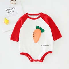 Bộ Bodysuit Dài Tay Thu Đông Cho Bé Trai Bé Gái Sơ Sinh
