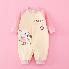 Body Dài Tay Nỉ Lót Lông Cực Ấm Cho Bé Sơ Sinh 12BDD
