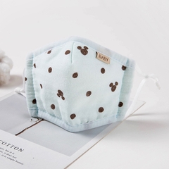 Khẩu Trang 3D 4 Lớp Chống Bụi Xuất Hàn Có Nút Chỉnh Quai Đeo Cho Bé 0-3Tuổi