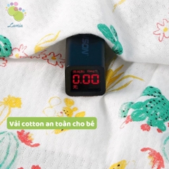 Body Cúc Giữa Dài Tay Hè Thu Mỏng Mát Cho Bé Nằm Điều Hoà 01BDD