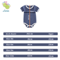 Bodysuit Có Tay Bộ Áo Liền Quần Mùa Hè Phong Cách Hàn Quốc Cho Bé Trai Bé Gái