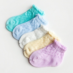 SET 5 ĐÔI TẤT LƯỚI CHỐNG MUỖI, NẰM ĐIỀU HOÀ CHO BÉ TRAI, BÉ GÁI