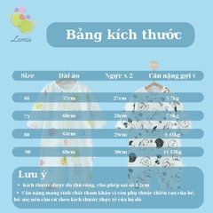 Body Dài Tay Nằm điều hòa 06BDD