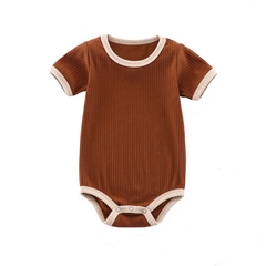 Bodysuit Có Tay Bộ Áo Liền Quần Mùa Hè Phong Cách Hàn Quốc Cho Bé Trai Bé Gái