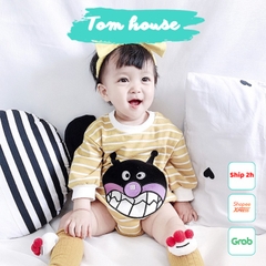 Bộ Bodysuit Dài Tay Thu Đông Cho Bé Trai Bé Gái Sơ Sinh