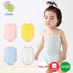 Body Chíp 2 Dây Cho Bé 0-2 Tuổi Cotton 100% Thoáng Mát Cho Bé