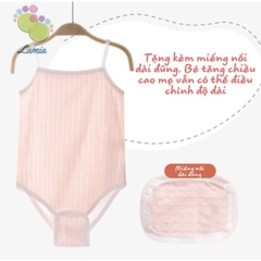 Body Chíp 2 Dây Cho Bé 0-2 Tuổi Cotton 100% Thoáng Mát Cho Bé