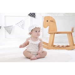 Bộ áo liền quần - Body Chíp/ Body suit hai dây Organic 100% Cotton Hữu Cơ Tự Nhiên An Toàn Cho Bé