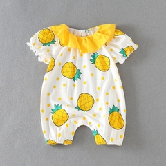 Bộ Bodysuit Tiểu Thư Mùa Hè Cho Bé Gái Sơ Sinh Lamia