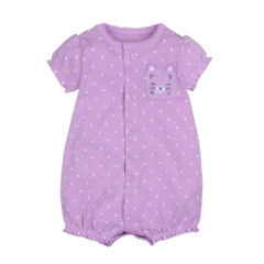 Romper xuất xịn cho bé gái từ sơ sinh đến 18 tháng cotton mỏng mát cho mùa hè