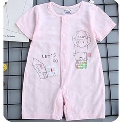 Body Đùi Cộc Tay Cúc Giữa Mùa Hè Họa Tiết Dễ Thương Cho Bé Trai Bé Gái Sơ Sinh Lamia 𝟑𝟔𝐁𝐃𝐃𝐔