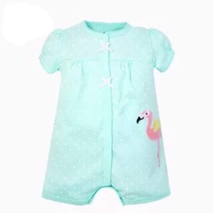 Romper xuất xịn cho bé gái từ sơ sinh đến 18 tháng cotton mỏng mát cho mùa hè