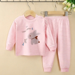 Bộ Đồ Dài Tay Thu Đông Cotton Len Cho Bé Trai Bé Gái Cao Cấp Từ 1-4 Tuổi