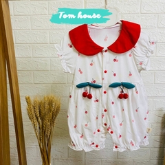 Bộ Đồ Liên Thân Body Đùi Hè Mỏng Mát Phong Cách Tiểu Thư Cho Bé Gái
