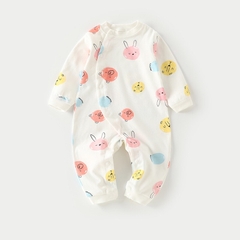 Bộ Body Thu Đông Dài Tay Cotton Mềm Mại Cho Bé 0-2 Tuổi 08BDD