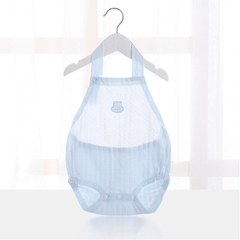 Bộ Bodysuit Yếm Hở Lưng Chất Thông Hơi Mỏng Mát Mùa Hè Cho Bé Trai Bé Gái Lamia 12BDS