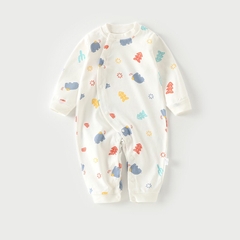 Bộ Body Thu Đông Dài Tay Cotton Mềm Mại Cho Bé 0-2 Tuổi 08BDD