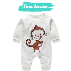 Bộ Liền Thân Hình Thú Ngộ Nghĩnh 100% Cotton 09BDD