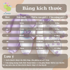 Body nỉ bông dài tay thu đông họa tiết dễ thương cho bé sơ sinh hàng Quảng Châu cao cấp