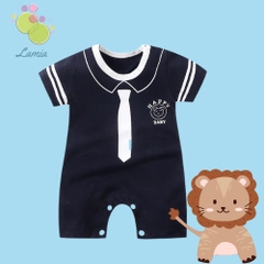 Bodysuits Body Cotton Hè Xuất Nhật Cho Bé Trai Bé Gái Sơ Sinh