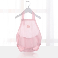 Bộ Bodysuit Yếm Hở Lưng Chất Thông Hơi Mỏng Mát Mùa Hè Cho Bé Trai Bé Gái Lamia 12BDS