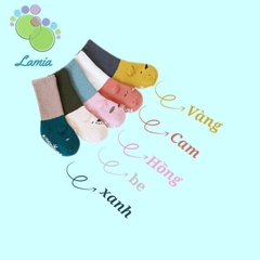 Tất len xù cao cổ 3D cực dày cho bé trai bé gái sơ sinh