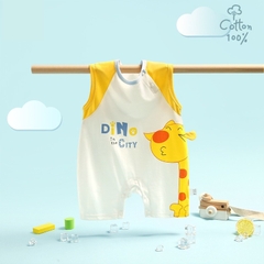 Bộ Body Đùi Sát Nách Mùa Hè Họa Tiết Đáng Yêu Cho Bé Trai, Bé Gái Sơ Sinh Lamia 30BDDU
