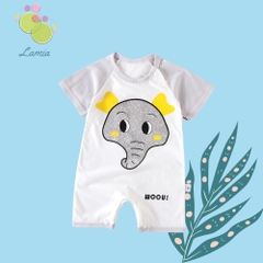 Bodysuits Body Cotton Hè Xuất Nhật Cho Bé Trai Bé Gái Sơ Sinh