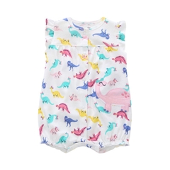 Romper xuất xịn cho bé gái từ sơ sinh đến 18 tháng cotton mỏng mát cho mùa hè