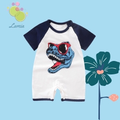 Bodysuits Body Cotton Hè Xuất Nhật Cho Bé Trai Bé Gái Sơ Sinh