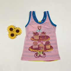 Áo 2 Dây Hè Cotton 100% Thấm Hút Mồ Hôi Cho Bé Gái