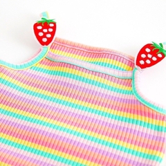 Bodysuit - Body Chíp 2 Dây Quảng Châu Thoáng Mát Mùa Hè Cho Bé Gái