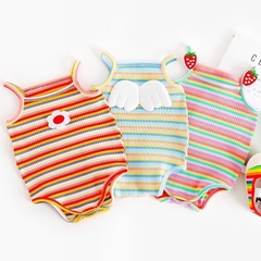 Bodysuit - Body Chíp 2 Dây Quảng Châu Thoáng Mát Mùa Hè Cho Bé Gái