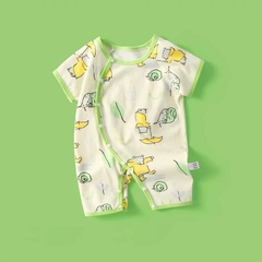 Bộ Body Đùi Cúc Giữa Vạt Chéo Mỏng Mát Cho Bé Sơ Sinh Mùa Hè  𝟐𝟗𝐁𝐃D𝐔