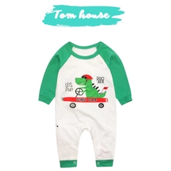 Bộ Liền Thân Hình Thú Ngộ Nghĩnh 100% Cotton 09BDD