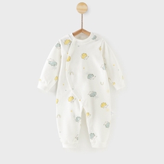 Bộ Body Thu Đông Dài Tay Cotton Mềm Mại Cho Bé 0-2 Tuổi 08BDD