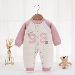 Bộ Liền Thân dài tay nỉ bông cho bé trai và bé gái sơ sinh từ 3-13kg 𝟐𝟏𝐁𝐃𝐃