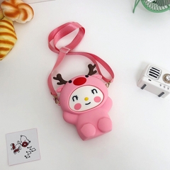 Túi Đeo Chéo Silicon Hình Thú Đáng Yêu Đựng Tiền Lì Xì Cho Bé Trai, Bé Gái