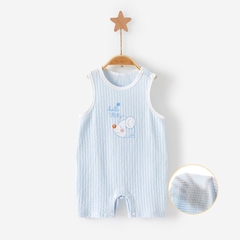 Bộ Áo Liền Thân Sát Nách Mùa Hè Mỏng Mát Hoạ Tiết Đáng Yêu Cho Bé Trai, Bé Gái Sơ Sinh 𝟑𝟗𝐁𝐃𝐃𝐔
