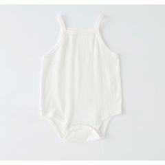 Quần áo cho trẻ sơ sinh Bodysuit 2 dây mùa hè hình thú cho bé 𝟎𝟖𝐁𝐃𝐒𝟐𝐃