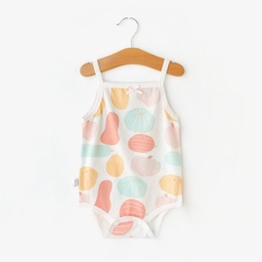 Jumsuit Body 2 Dây Hè Dễ Thương Cho Bé Gái