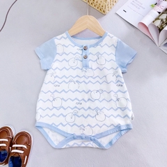 Bodysuit cộc tay mùa hè mỏng mát cho bé sơ sinh 𝟏𝟕𝐁𝐃𝐒