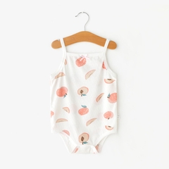 Jumsuit Body 2 Dây Hè Dễ Thương Cho Bé Gái
