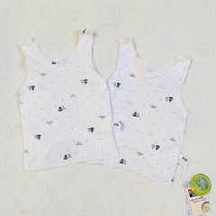 Set 2 áo gile hè mỏng mát cho bé sơ sinh dưới 5kg